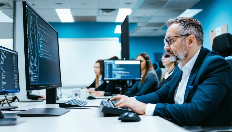 Professional IT services in action Professional IT services in action